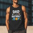 Dad Of The Birthday Boy Astronaut Family Space Planets Men Tank Top