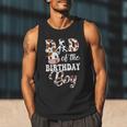 Dad Of The Birthday Boy Cow Farm 1St Birthday Boy Men Tank Top