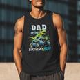 Dad Of The Birthday Boy Monster Truck Dinosaur PartyRex Men Tank Top