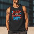 Dad Of The Birthday Boy Spider Web Party Men Tank Top