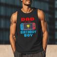 Dad Of The Birthday Boy Video Games Theme Bday Matching Men Tank Top
