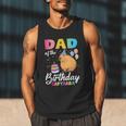 Dad Of The Birthday Capybara Girl Bday Party Family Men Tank Top