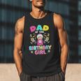 Dad Of The Birthday Girl Candy Family Bday Party Men Tank Top
