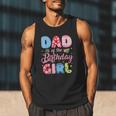 Dad Of The Birthday Girl Family Summer Beach Birthday Party Men Tank Top