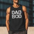 Dad BOD Rough Strong 90s Stencil Text Men Tank Top