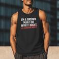 Dad Father I'm A Grown Man I Do What My Daughter Wants Men Tank Top