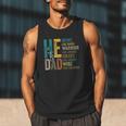 Dad Fathers Day Christian Jesus He Is Smart Brave Men Tank Top