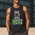 Dad Of Four Low Battery Father Of 4 Kids Dad Men Tank Top Dad Of Four Low Battery Father Of 4 Kids Dad Men Tank Top
