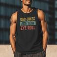 Dad Jokes Are How Eye Roll Father's Day Pun Graphic Men Tank Top