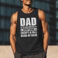 Dad The Man Who Has Everything But Hair Father's Day Men Tank Top