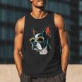 Dad Mom Cool Dog Sunglasses Boston Terrier Men Tank Top Dad Mom Cool Dog Sunglasses Boston Terrier Men Tank Top