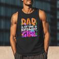 Dad Under Sea Birthday Party Girls Ocean Sea Animals Themed Men Tank Top