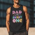 Dad Of The Sweet One 1st Birthday Donut Bday Party Men Tank Top