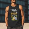 Dad Of The Wild Seven Animal Safari 7th Birthday Party Men Tank Top