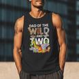 Dad Of The Wild Two Zoo 2nd Birthday Safari Jungle Animal Men Tank Top Dad Of The Wild Two Zoo 2nd Birthday Safari Jungle Animal Men Tank Top