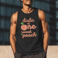 Dada Dad First Birthday One Sweet Peach Bday Family Matching Men Tank Top