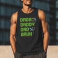 Dada Daddy Dad Bruh Father's Day Game Pixel Men Tank Top