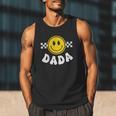 Dada One Happy Dude Birthday Theme 1st Family Matching Mom Men Tank Top