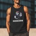 Dadacorn Unicorn Dad Papa Father's Day Daughter Men Tank Top