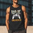 Daddy Again Leveled Up To Dad Of 2 Gamer Dad Level Unlocked Men Tank Top