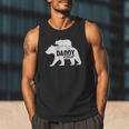 Daddy Bear Fathers Day Cute Baby Cub Papa Dad-a Pops Small Men Tank Top