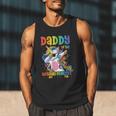Daddy Of The Birthday Princess Girl Dabbing Unicorn Dad Men Tank Top