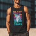 Daddy Shark Retro Vintage Dad Men Tank Top Daddy Shark Retro Vintage Dad Men Tank Top