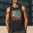 Daddysaurus Father's Day Best Dad T-Rex Papa Men Tank Top