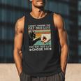 I Didn't Choose The Cat Dad Life Funny Cat Lovers Vintage Men Tank Top