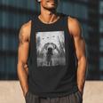 Dog Mom Dad Alien Selfie Weimaraner UFO For Men Women Men Tank Top
