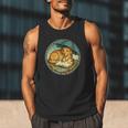 Dog Reading Book Rain Cozy Umbrella Cute Art Men Men Tank Top Dog Reading Book Rain Cozy Umbrella Cute Art Men Men Tank Top