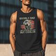 Doodle Dad Goldendoodle Regular Dad But Cooler American Flag Men Tank Top