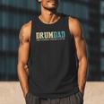 Drum Dad Like A Normal Dad But Cooler Shirt Music Dad Men Tank Top