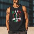 El Papa Mas Chingon Mexican Dad Husband Regalo Flag Men Tank Top