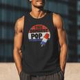 Fathers Day Shirt Cool Dad Bombest Pop Retro 80s Dad Men Tank Top