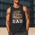 My Favorite Soccer Player Calls Me Dad US Flag Fathers Day Men Tank Top