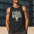 The Final Boss Vintage Rock Bull Fun Tee For Strong Dads Men Tank Top
