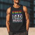 Free Dad Hugs LGBT Gay Pride Month Transgender Rainbow Flag Men Tank Top