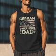 German Shepherd Dad Shirt American Flag German Shepherds Men Tank Top
