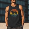 Golden Mountain Vintage Retro Mum Dad Dog Men Women Kids Men Tank Top