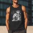 Goldendoodle Alien UFO Taking a Selfie Dog Mom Dad Men Tank Top