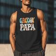 Groovy Papa Dad Retro Hippie 60s 70s Party Outfit Men Men Tank Top Groovy Papa Dad Retro Hippie 60s 70s Party Outfit Men Men Tank Top