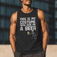 Halloween This Is My Costume Give Me Skeleton Dad Men Men Tank Top
