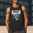 Humorous Paws Parody Cat Mouse For Cat Lover Cat Mom Cat Dad Men Tank Top