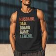 Husband Dad Board Game Night Legend Father Vintage Men Tank Top