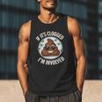 If It's Clogged I'm Involved Toilet Joke Unclog Bathroom Dad Men Tank Top