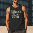 It's Not Hoarding If It's Hockey Sticks Tee Ice Hockey Dad Men Tank Top