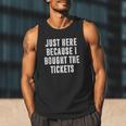 Just Here Because I Bought The Tickets K-Pop Dad Joke Men Tank Top
