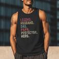 Legend Husband Dad Papa Protector Hero For Dad Men Tank Top