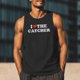 I Love The Catcher Baseball Softball Dad Mom Men Tank Top